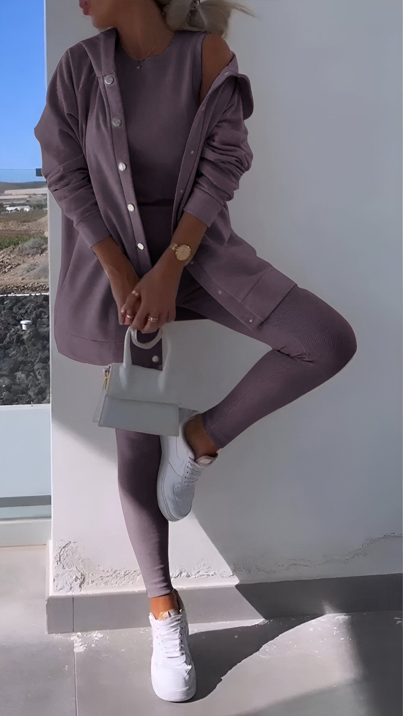 Renaya | Kapuzenpullover und Leggings-Set