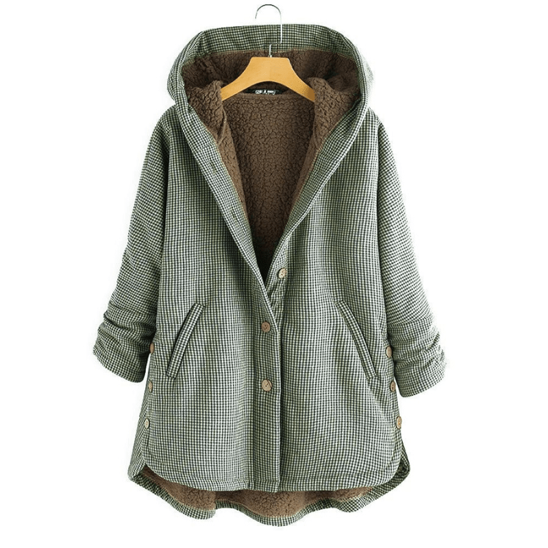 Thalina | Karierte gefütterte Jacke