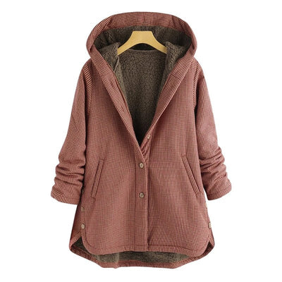 Thalina | Karierte gefütterte Jacke