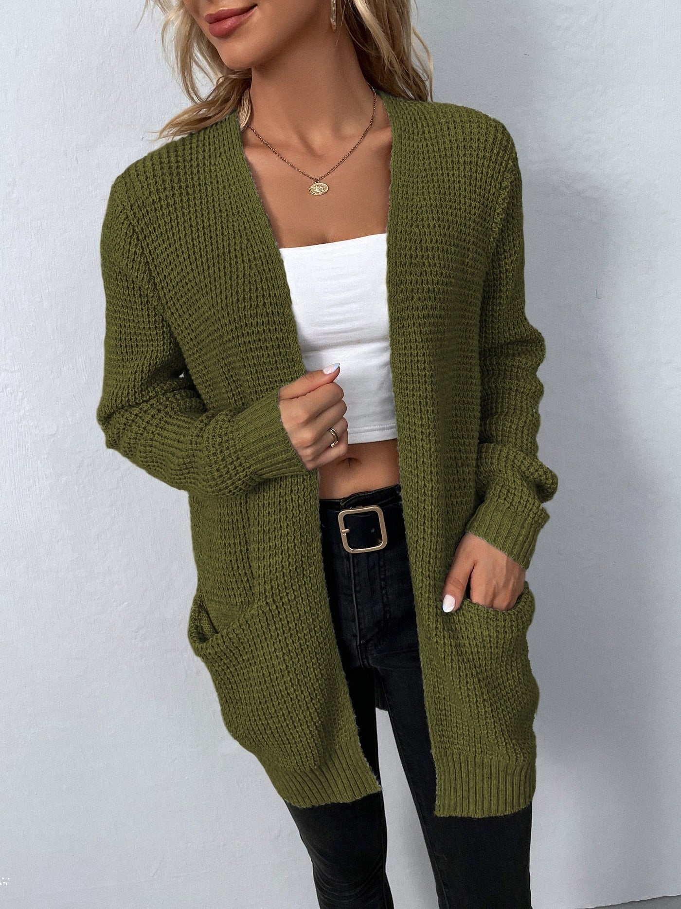 Liselina | Strickjacke mit fließender Vorderseite