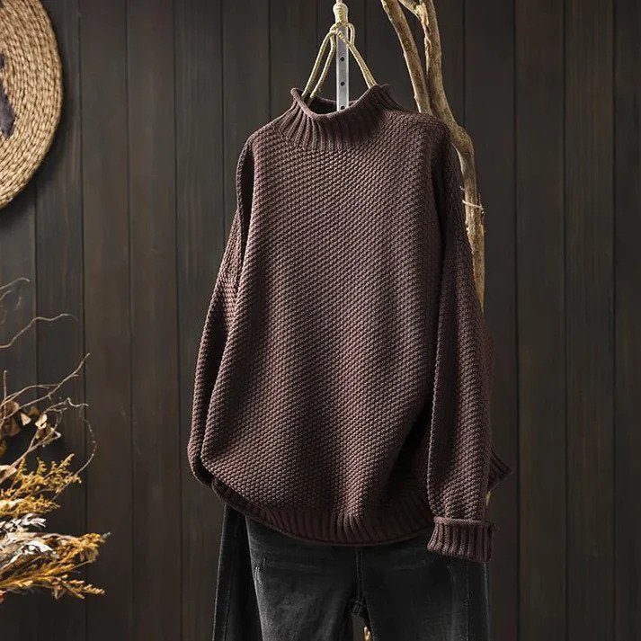 Elbara | Gerippter Rollkragenpullover