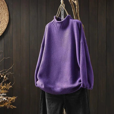 Elbara | Gerippter Rollkragenpullover