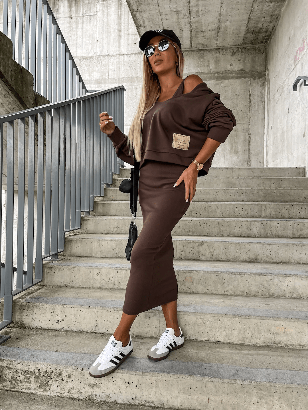 Evandra | Lagen-Set aus Strick und Kleid