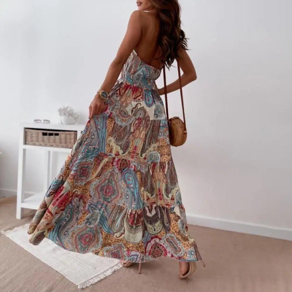 Revaya | Luftiges bedrucktes Kleid