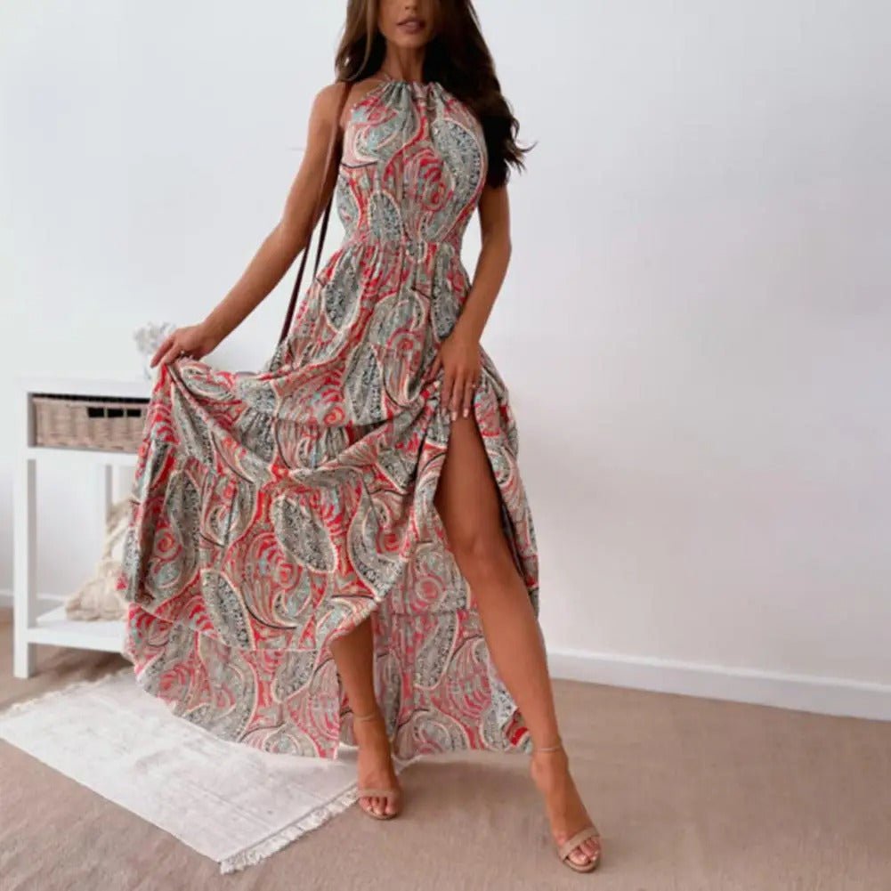 Revaya | Luftiges bedrucktes Kleid