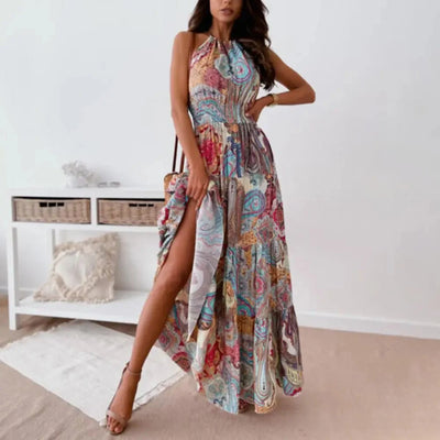 Revaya | Luftiges bedrucktes Kleid