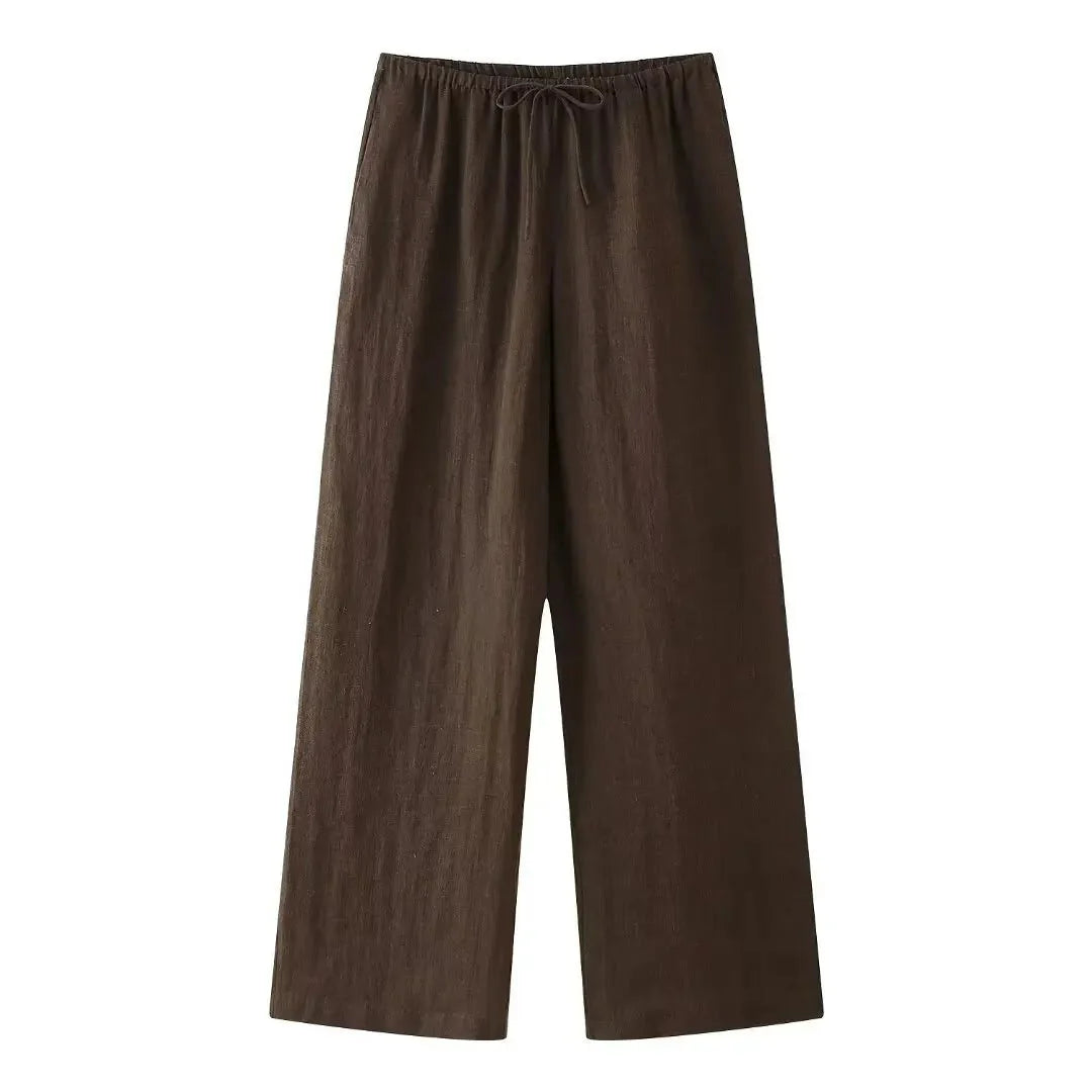 Selah | Elegantes zweiteiliges Wickeltop und Hose