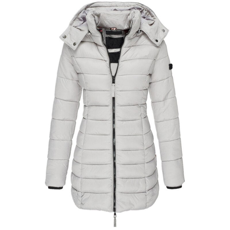 Everly | Kuscheliger Steppmantel mit Kapuze