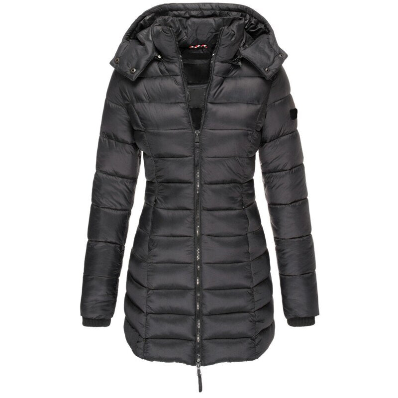 Everly | Kuscheliger Steppmantel mit Kapuze