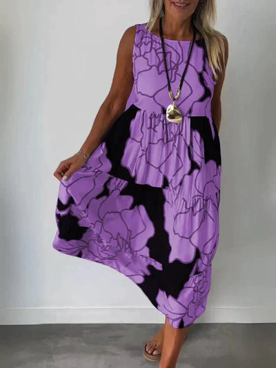 Joleen | Romantisches Kleid mit Blumendruck