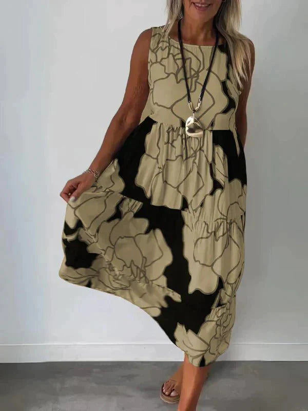 Joleen | Romantisches Kleid mit Blumendruck