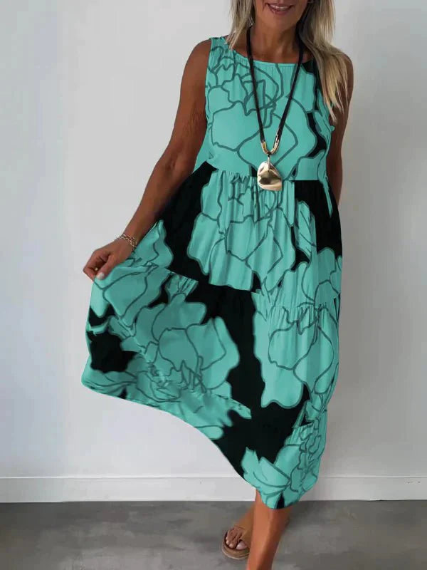 Joleen | Romantisches Kleid mit Blumendruck