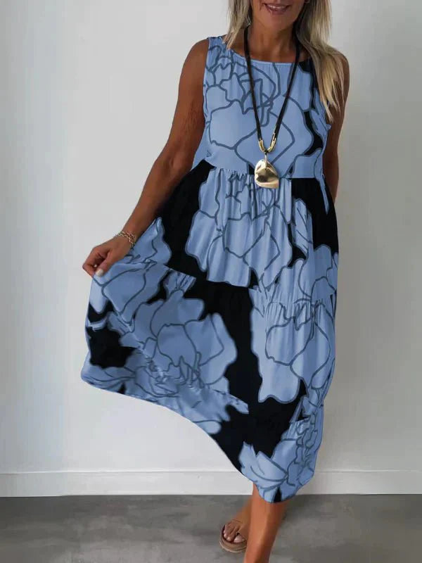Joleen | Romantisches Kleid mit Blumendruck