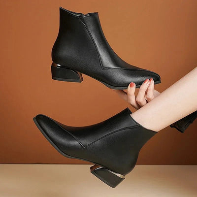 Xanthe | Stilvolle Stiefeletten mit Blockabsatz