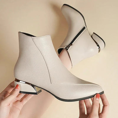 Xanthe | Stilvolle Stiefeletten mit Blockabsatz