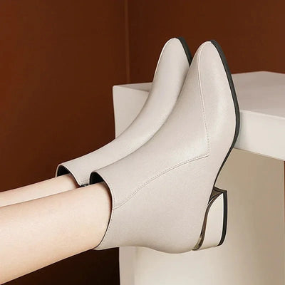 Xanthe | Stilvolle Stiefeletten mit Blockabsatz