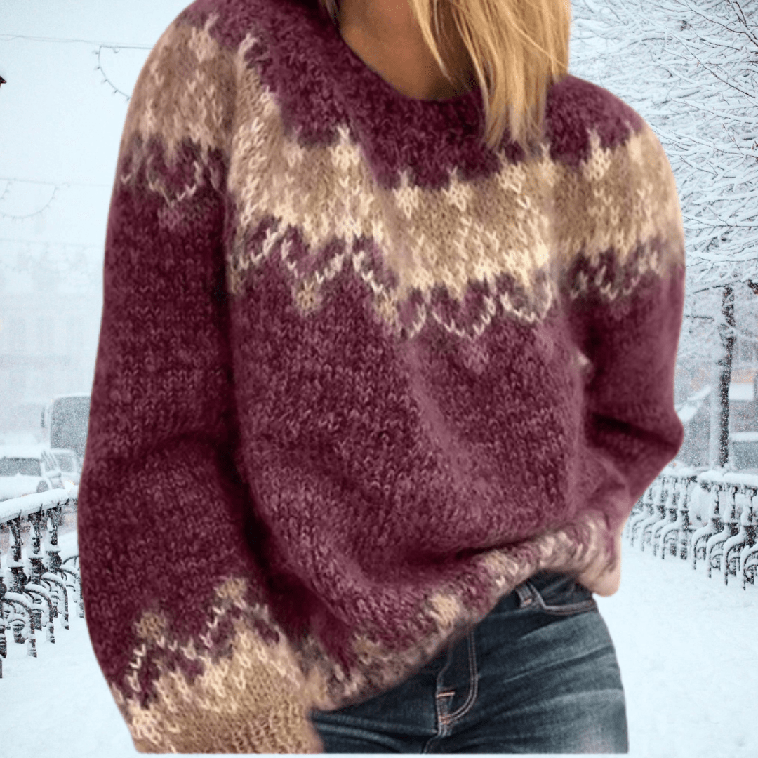 Julie | Grobstrick-Pullover mit entspanntem Schnitt