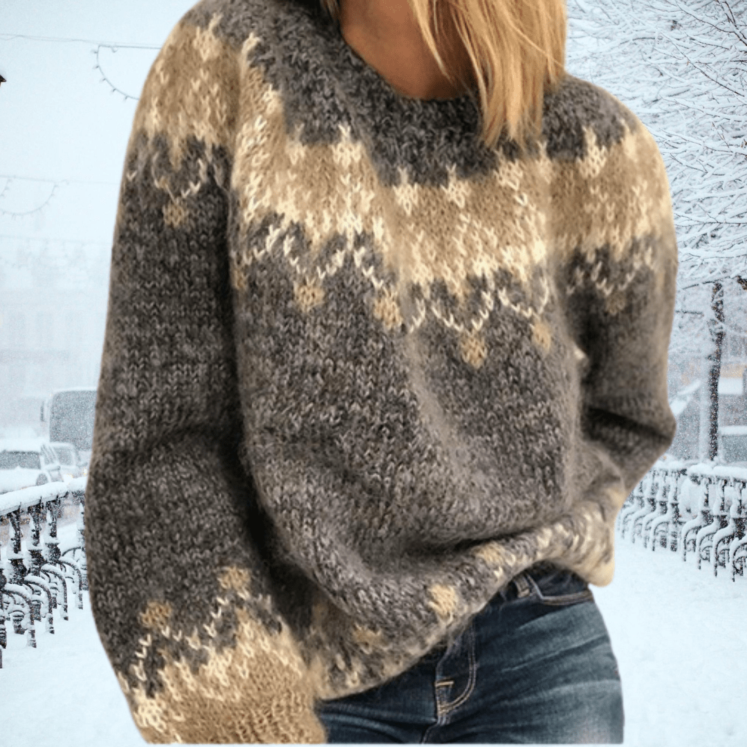 Julie | Grobstrick-Pullover mit entspanntem Schnitt
