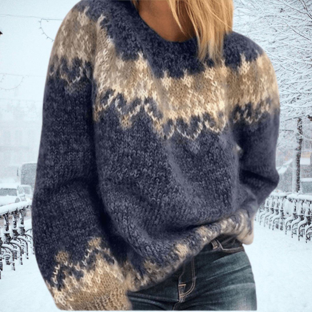 Julie | Grobstrick-Pullover mit entspanntem Schnitt