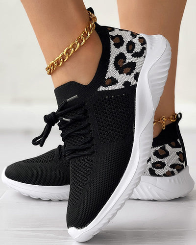 Felira | Sportliche Sneakers mit Leopardenmuster