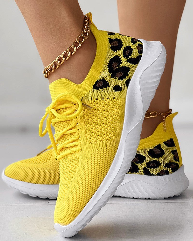 Felira | Sportliche Sneakers mit Leopardenmuster