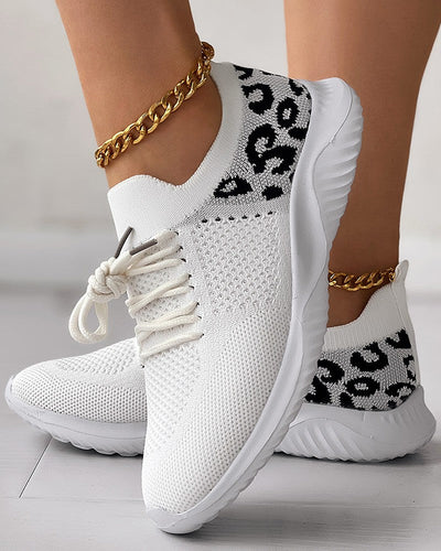 Felira | Sportliche Sneakers mit Leopardenmuster