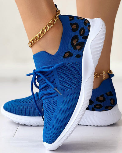 Felira | Sportliche Sneakers mit Leopardenmuster