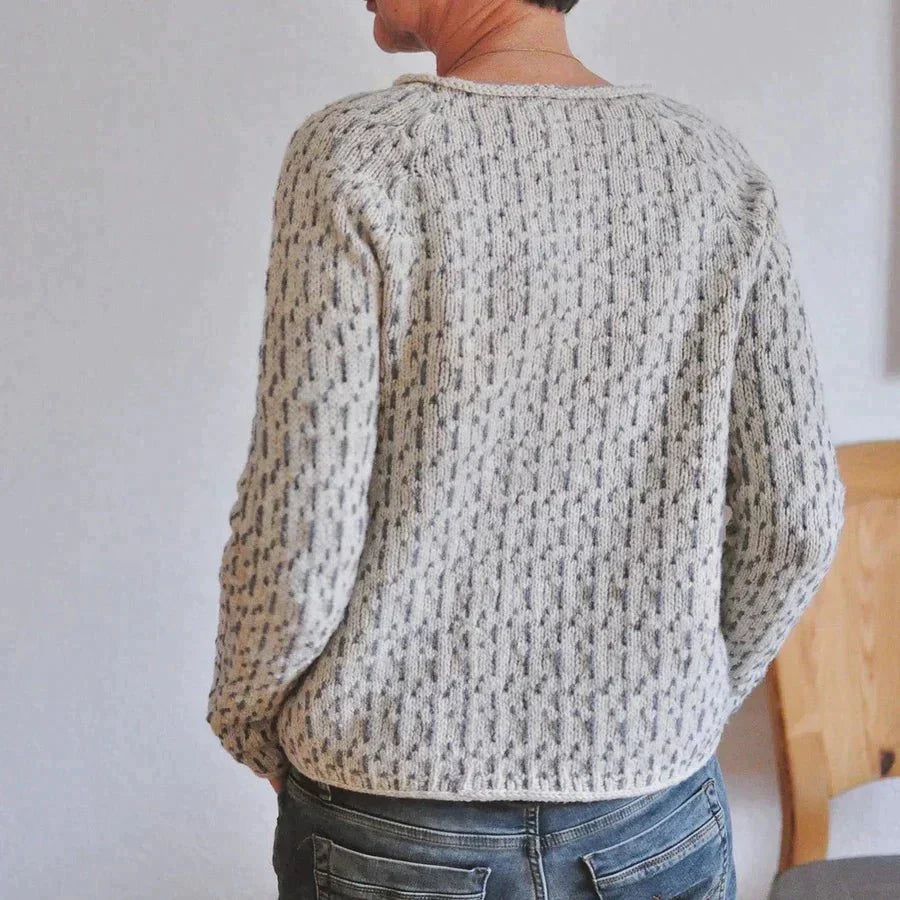 Penelope | Eleganter Strickpullover mit U-Boot-Ausschnitt