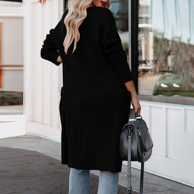 Kathrine | Kuschelige lange Strickjacke