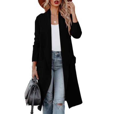 Kathrine | Kuschelige lange Strickjacke
