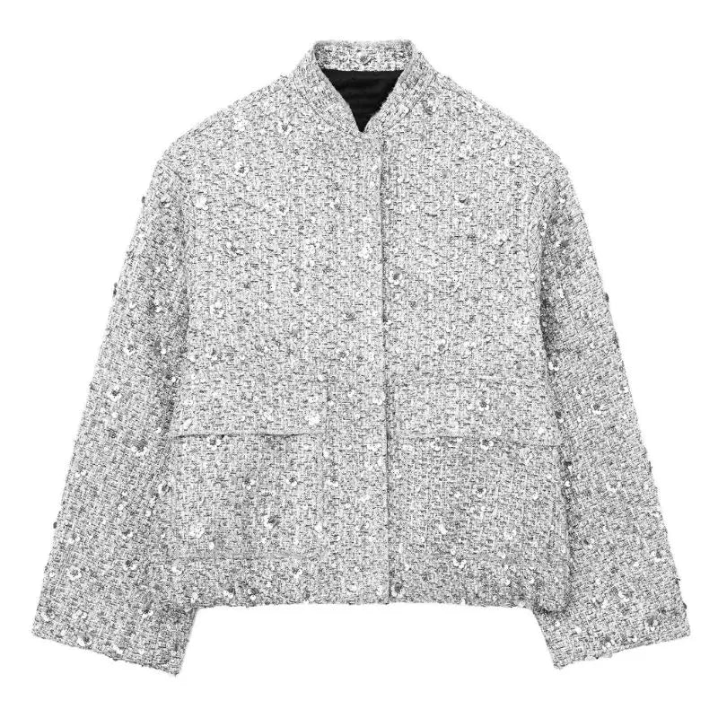 Kesia | Pailletten-Bomberjacke „Traum“