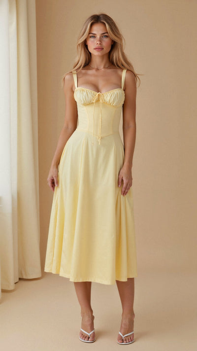Josephine | Schmeichelndes, figurbetontes Sommerkleid