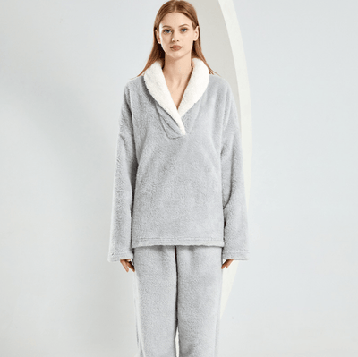 Krista | Kuscheliges, dickes Pyjama-Set
