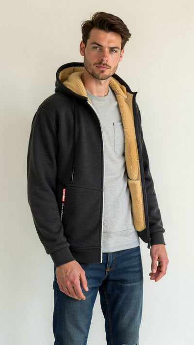 Berengar | Fleecegefütterter Komfort-Hoodie