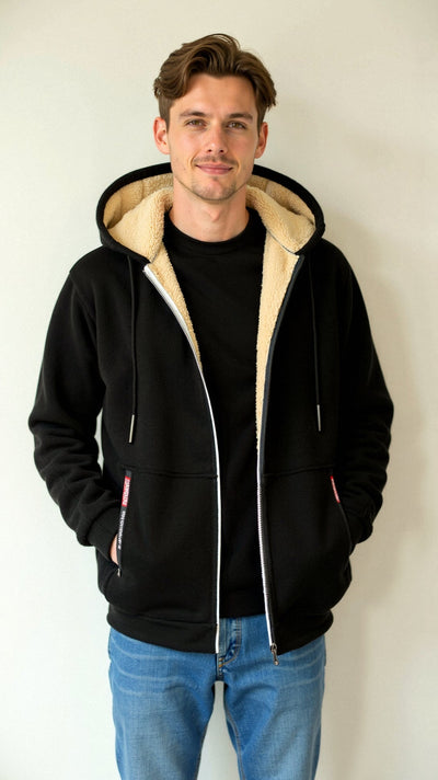 Berengar | Fleecegefütterter Komfort-Hoodie