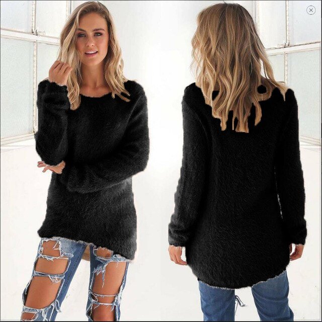 Velura | Fluffy Knit Pullover