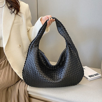 Laila | Trendy geflochtene Schultertasche