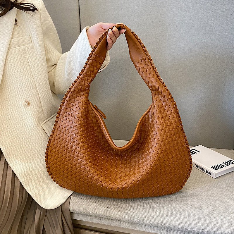 Laila | Trendy geflochtene Schultertasche