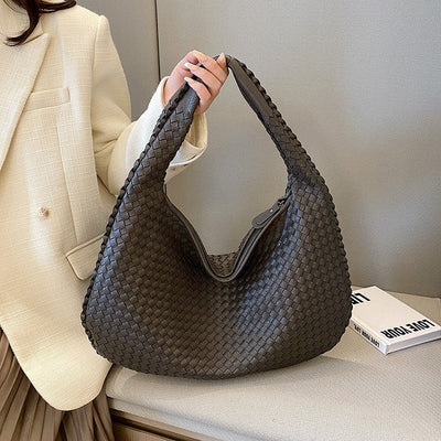 Laila | Trendy geflochtene Schultertasche
