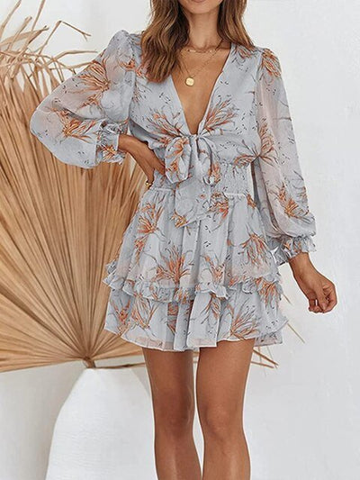 Avantra | Feminines Kleid mit Bindegürtel