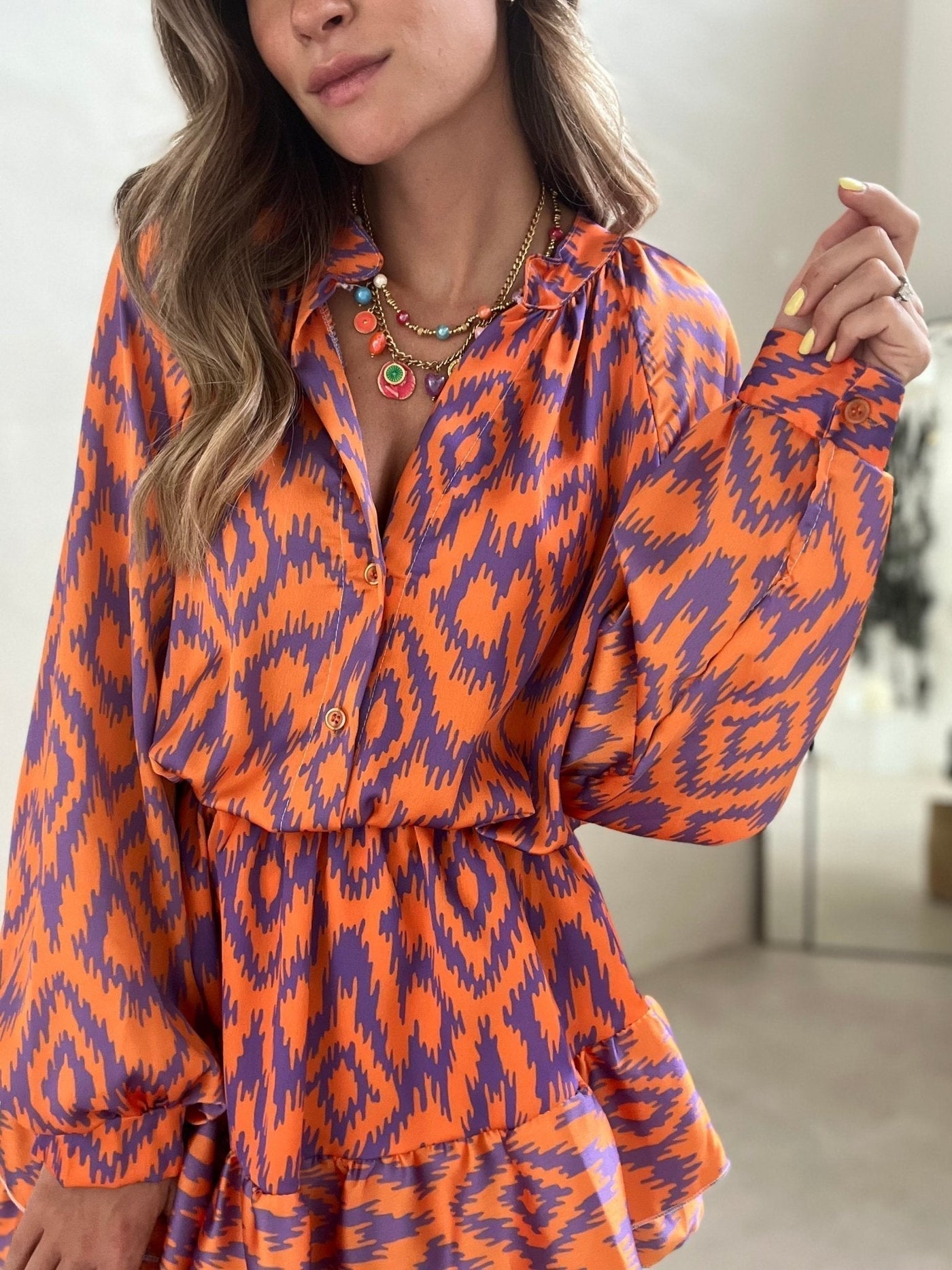 Lara | Stylischer Jumpsuit mit Azteken-Print