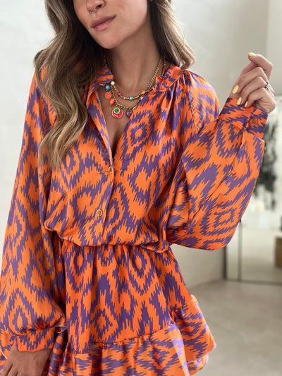 Lara | Stylischer Jumpsuit mit Azteken-Print