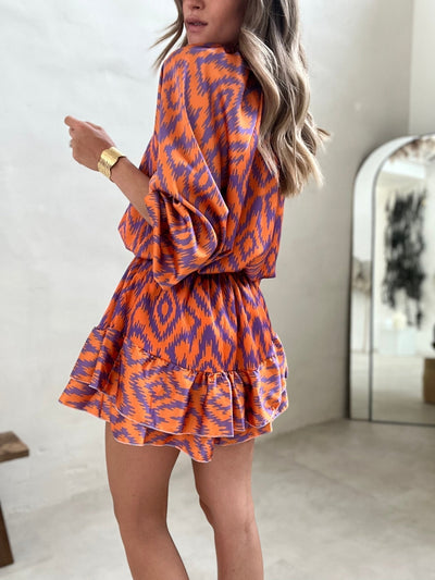 Lara | Stylischer Jumpsuit mit Azteken-Print