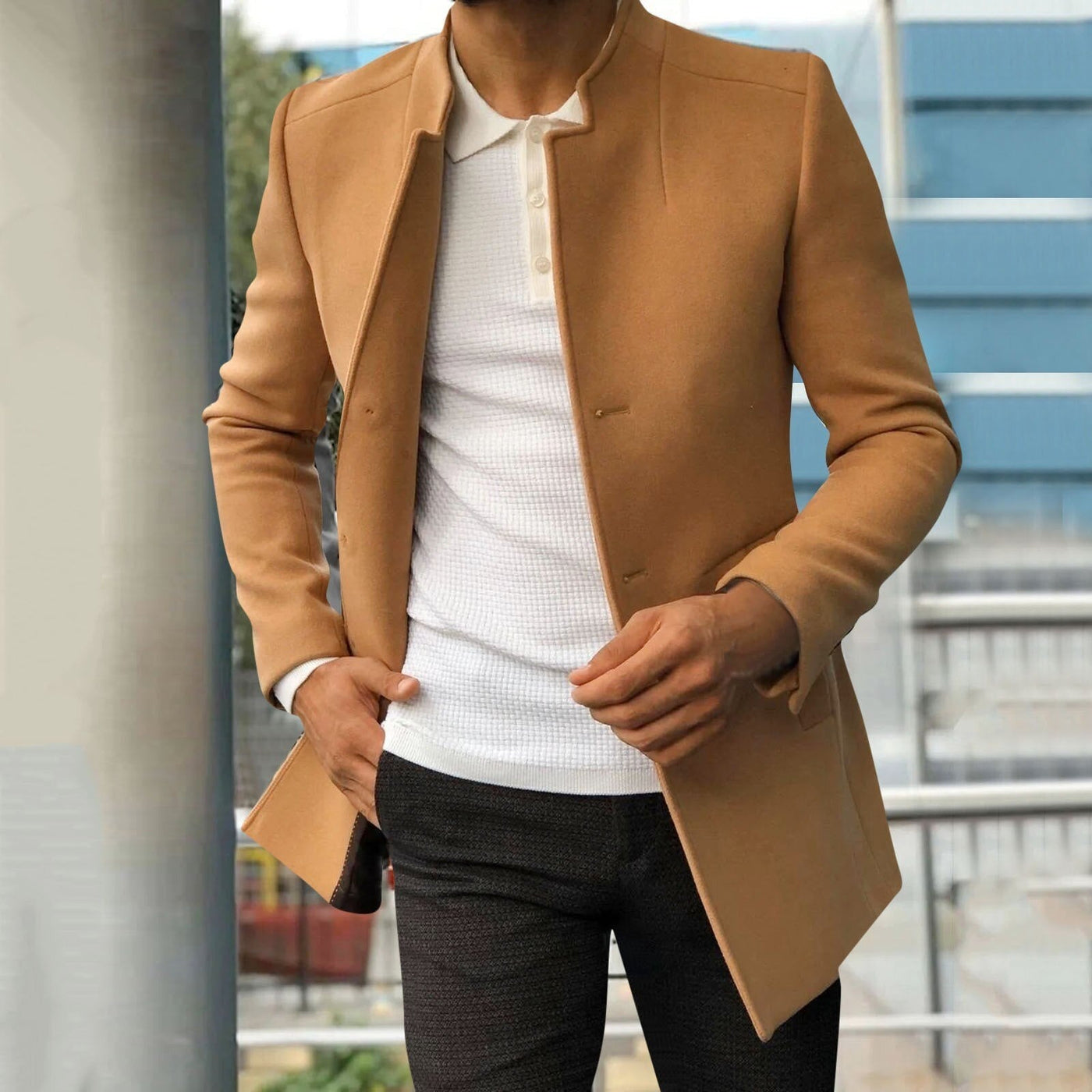 Hadubert | Tailored Midi-Mantel