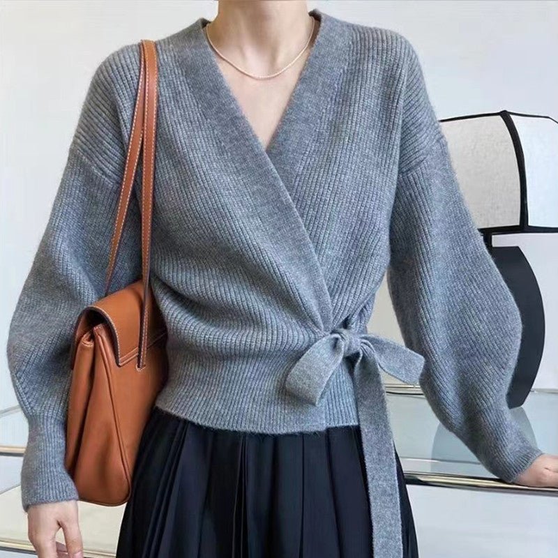 Leighanne | Kuscheliger Wickelpullover