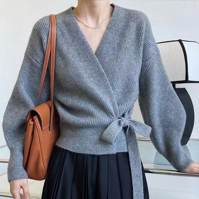 Leighanne | Kuscheliger Wickelpullover