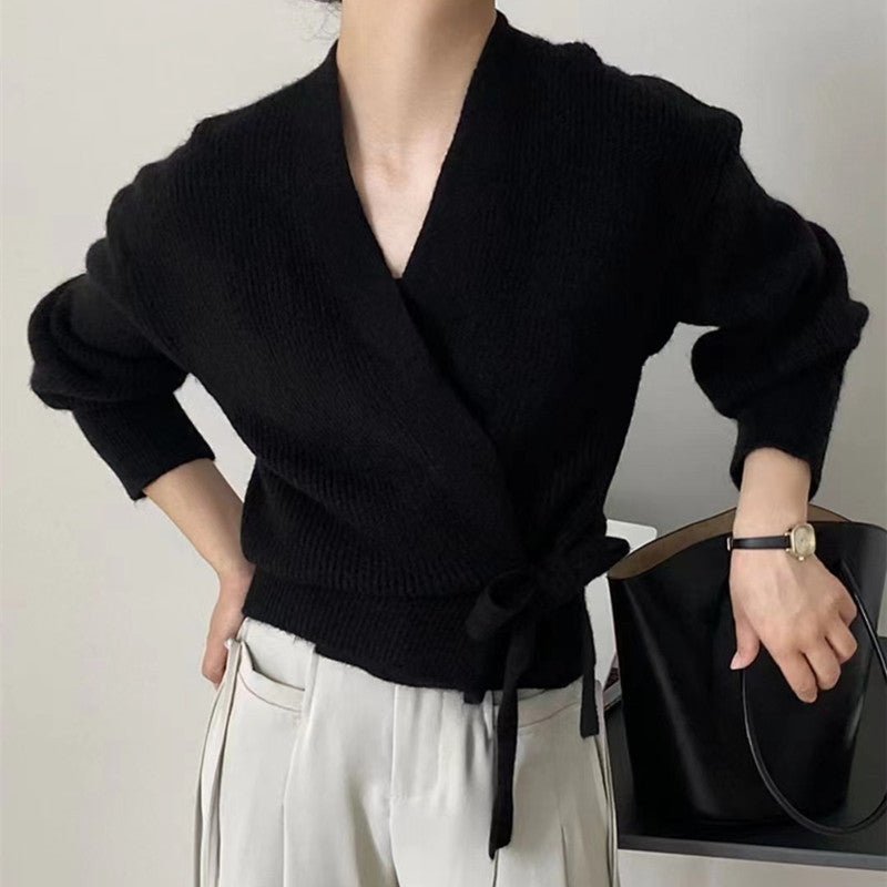 Leighanne | Kuscheliger Wickelpullover