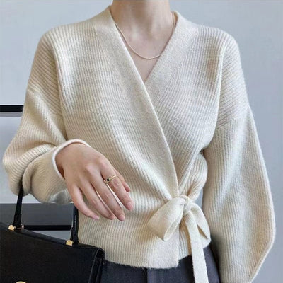 Leighanne | Kuscheliger Wickelpullover