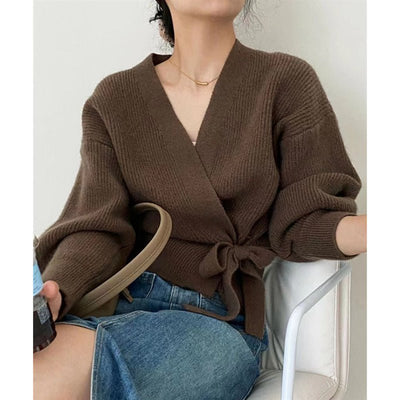 Leighanne | Kuscheliger Wickelpullover