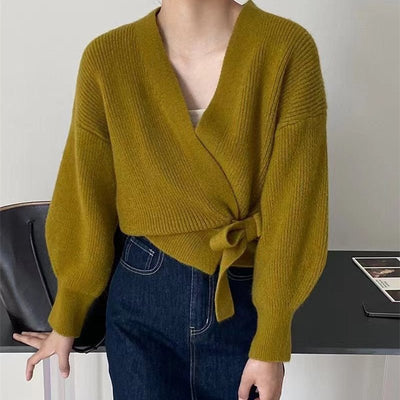 Leighanne | Kuscheliger Wickelpullover